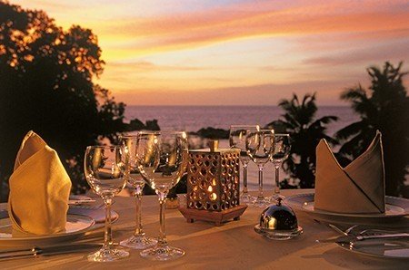 sunset beach bar seychelles