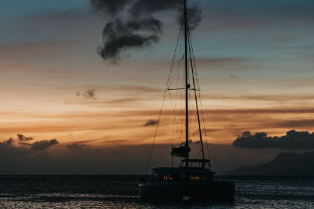 Curieuse and St Pierre Catamaran Cruise with Sunset - from La Digue