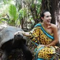 5. Curieuse Island giant tortoises