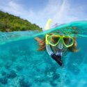 31. Snorkeling the waters