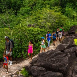 6- Visitors on trail