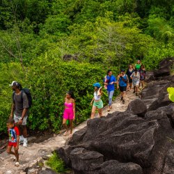 8 - Visitors on trail