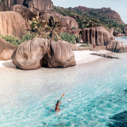 3. Kayaking around La Digue