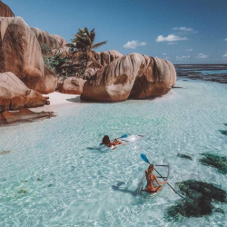 7. Paddle together