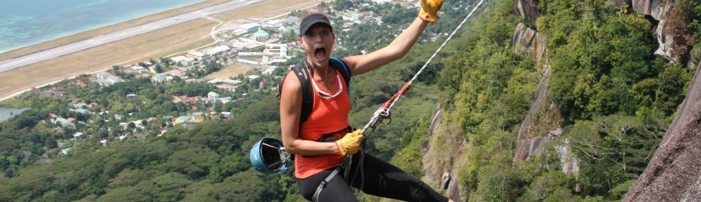 Abseiling seychelles activities