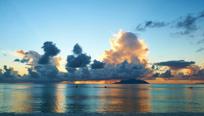 seychelles sunset