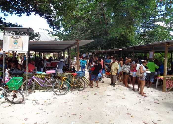 food stall assumption day la digue