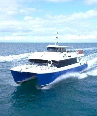 La Digue to Praslin Ferry - Cat Rose