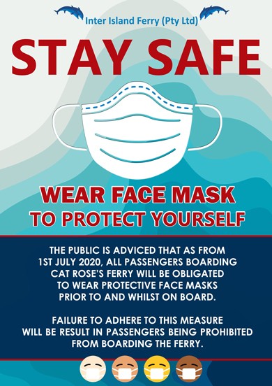 Inter Island Ferry Face Mask Required