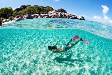 Snorkelling Praslin Seychelles