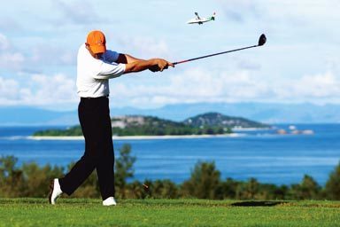 Golfing seychelles