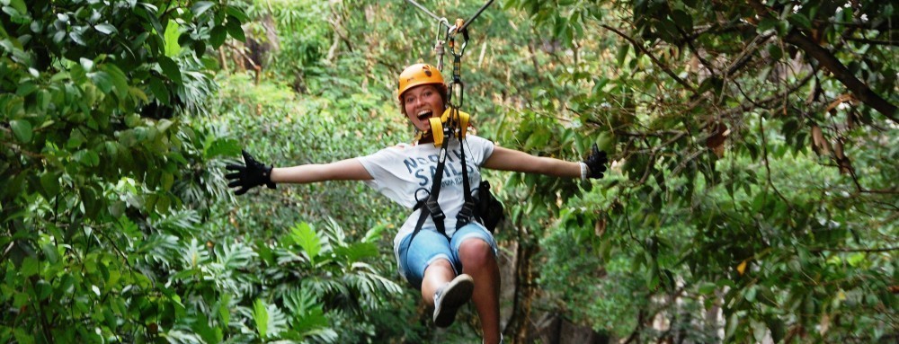 Ziplining Abenteuersport SMAC