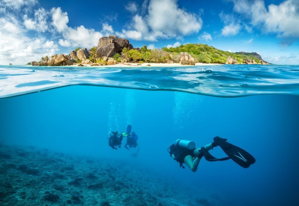 Diving Marine Park Mahe