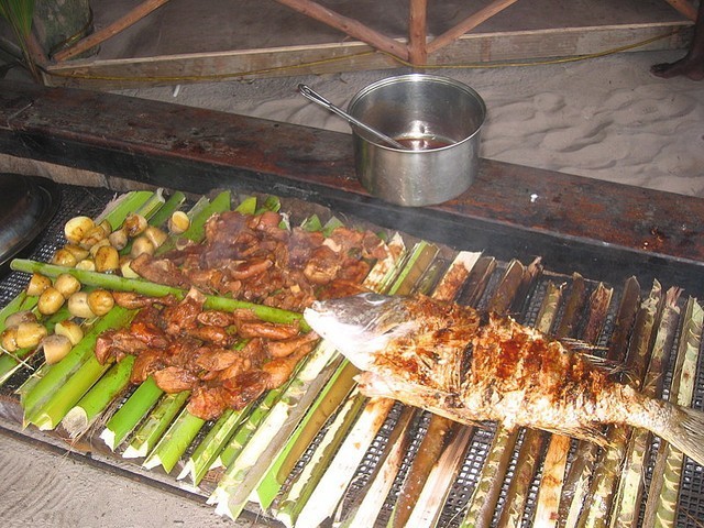 traditional food la digue